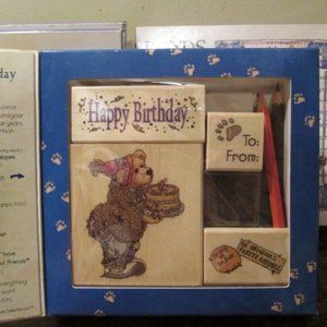 M. Harrision Birthday Stamp Kit (Boyds Bear)